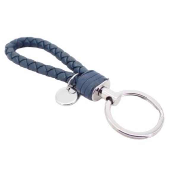 BOTTEGA VENETA INTRECCIO KEY RING in box with original card - Picture 2 of 4